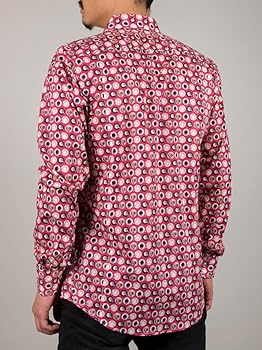 美品 コトンドゥ シャツ 派手柄 快適伸縮 綿98% M相当　ビール柄映え 楽天市場】Coton Doux ブランド 柄シャツ メンズ 長袖 フランス